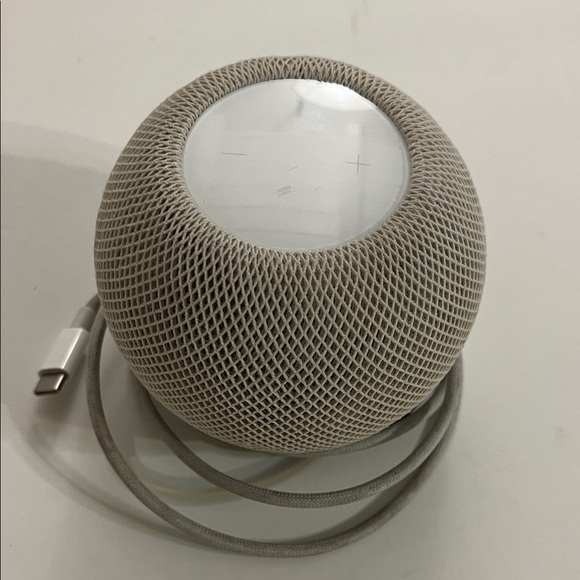 Apple HomePod Mini White A2374 Gray Smart Speaker with Mesh Design